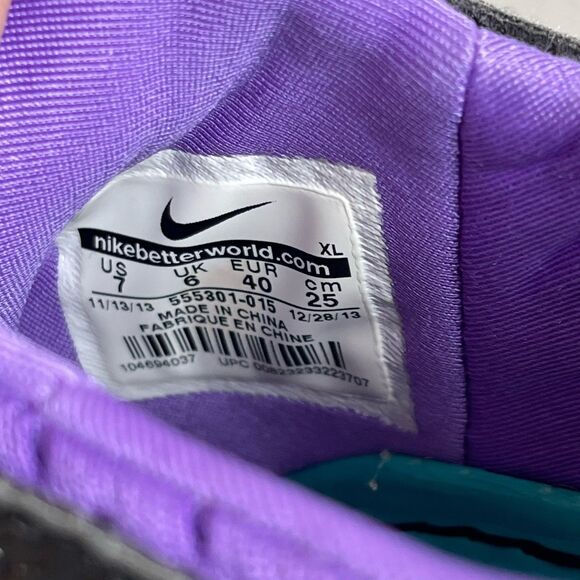 Nike Solarsoft Moccasin Sneakers Hiking Running Lightweight Shoes Mens 7 Black - Picture 13 of 13